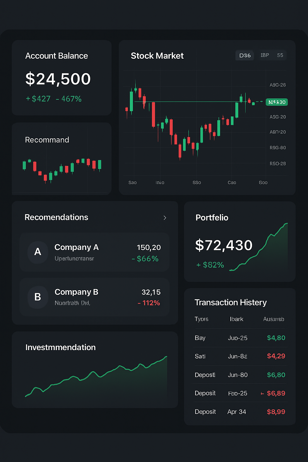 Financial Tracker - Advanced Web Application Example